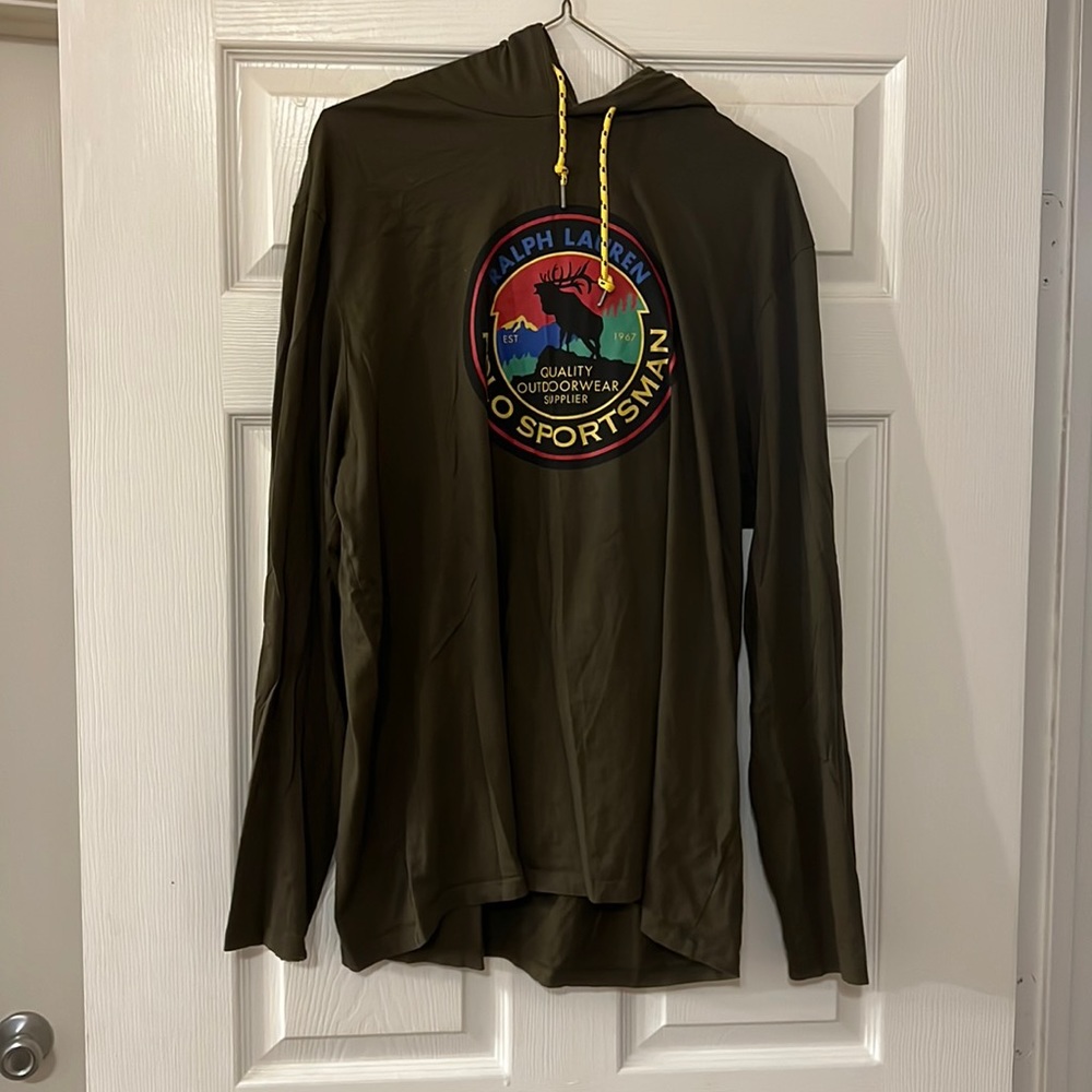 Ralph Lauren Long Sleeve Shirt with Hood XL